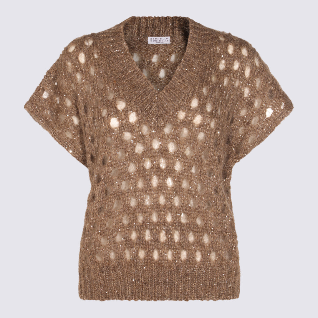 Brunello Cucinelli Sweaters - Light and natural | 90a8620a1cd83da72013c9a79d40af5be0f7a343