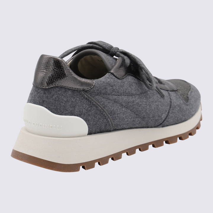 Brunello Cucinelli Sneakers - Grigio medio | 199ed86418b7b2deb364d3a4757fc11ac83fd049