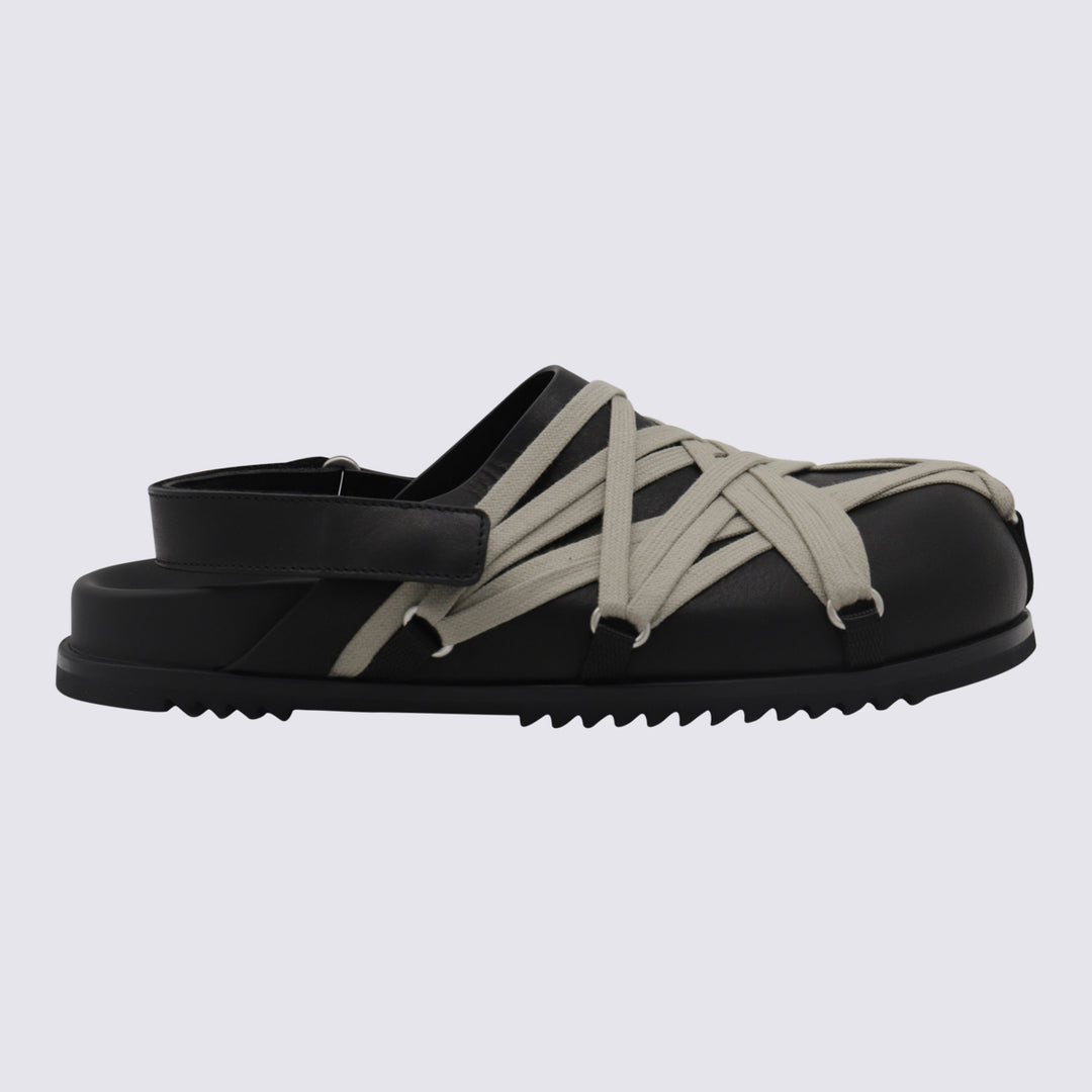 Rick Owens Flat shoes - Blacks and greys | 8151f5f58542b2f3eac564a7579358a8ffa2d3aa