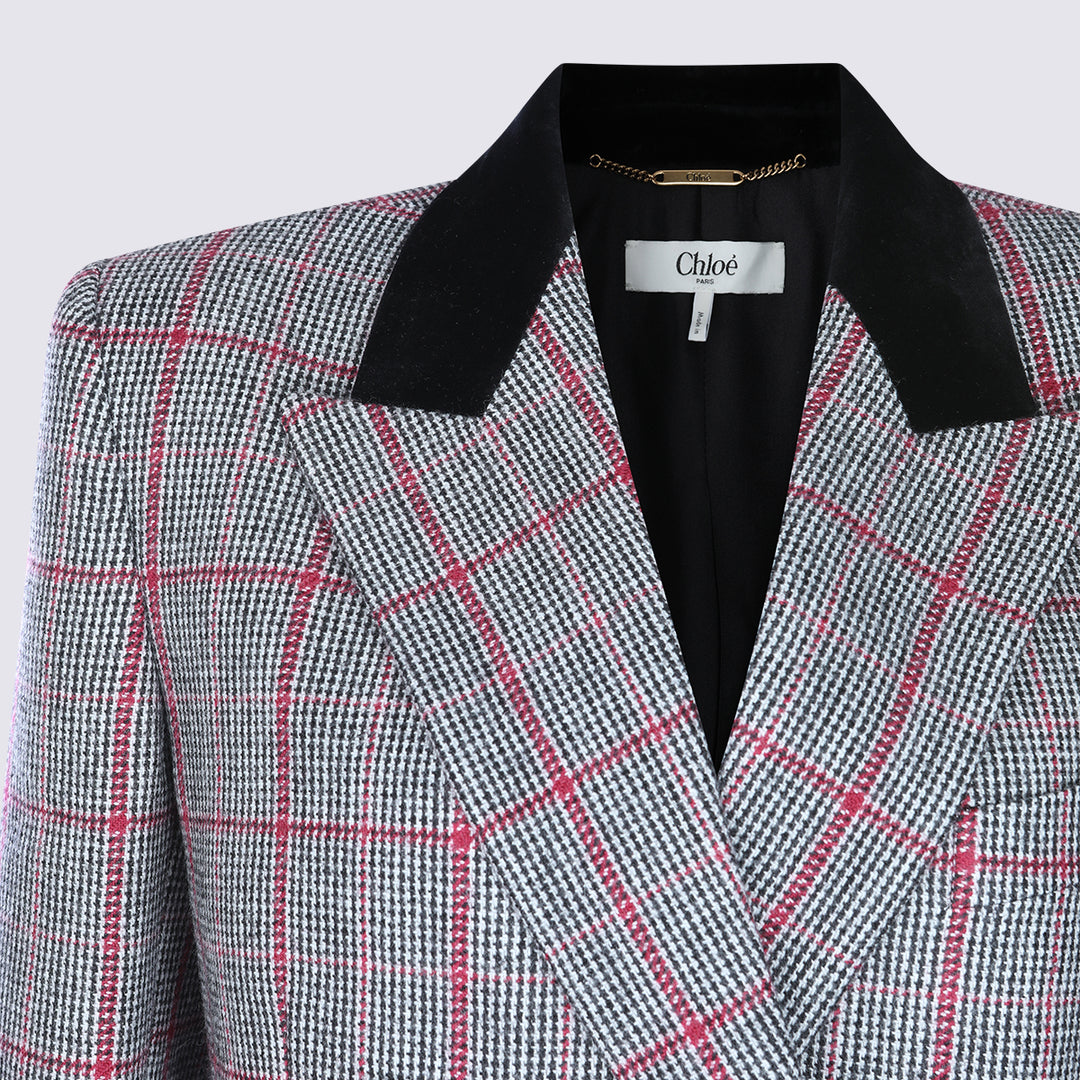 Chloè Jackets - BLACK - WHITE 1 | a1bea3b290a533587c5535de350995575a6739fb