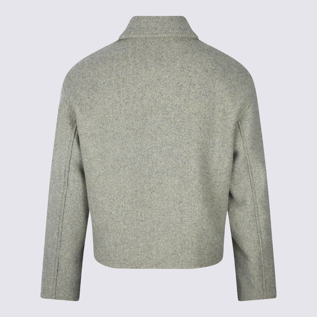 Jil Sander Jackets - Blue and green | 2cbec90e83914c08104938a0c8ca8bda7ef2722f