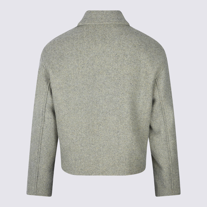 Jil Sander Jackets - Blue and green | 2cbec90e83914c08104938a0c8ca8bda7ef2722f