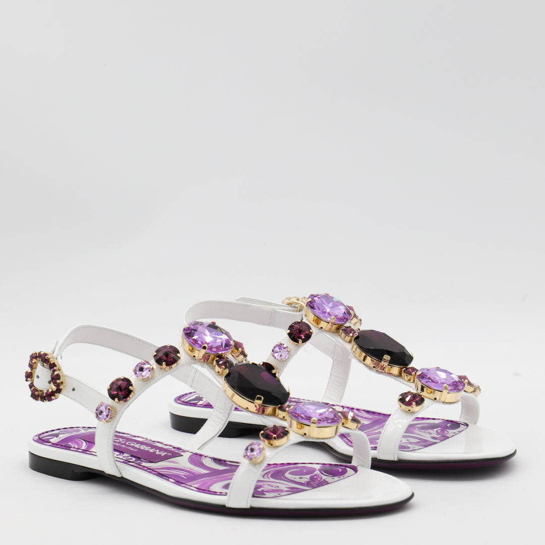 Dolce & Gabbana Sandals - MAIOLICA VIOLA | b5a5aa4351dd2e42935e6486f692aa6132ab7d12