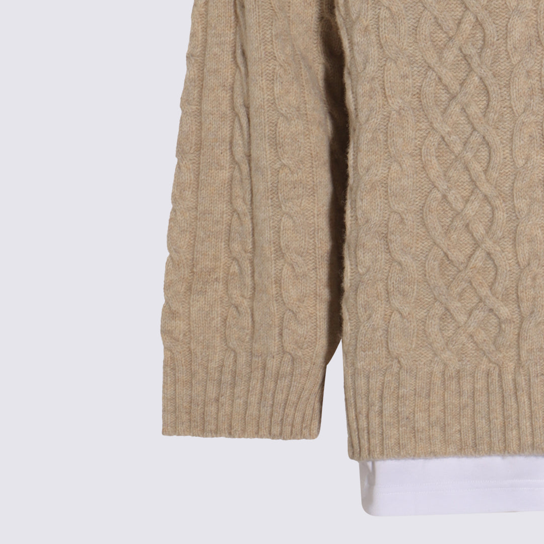 Moschino Sweaters - Light and natural | 3766653e68dbec3093293d4105a09a229bdc7170