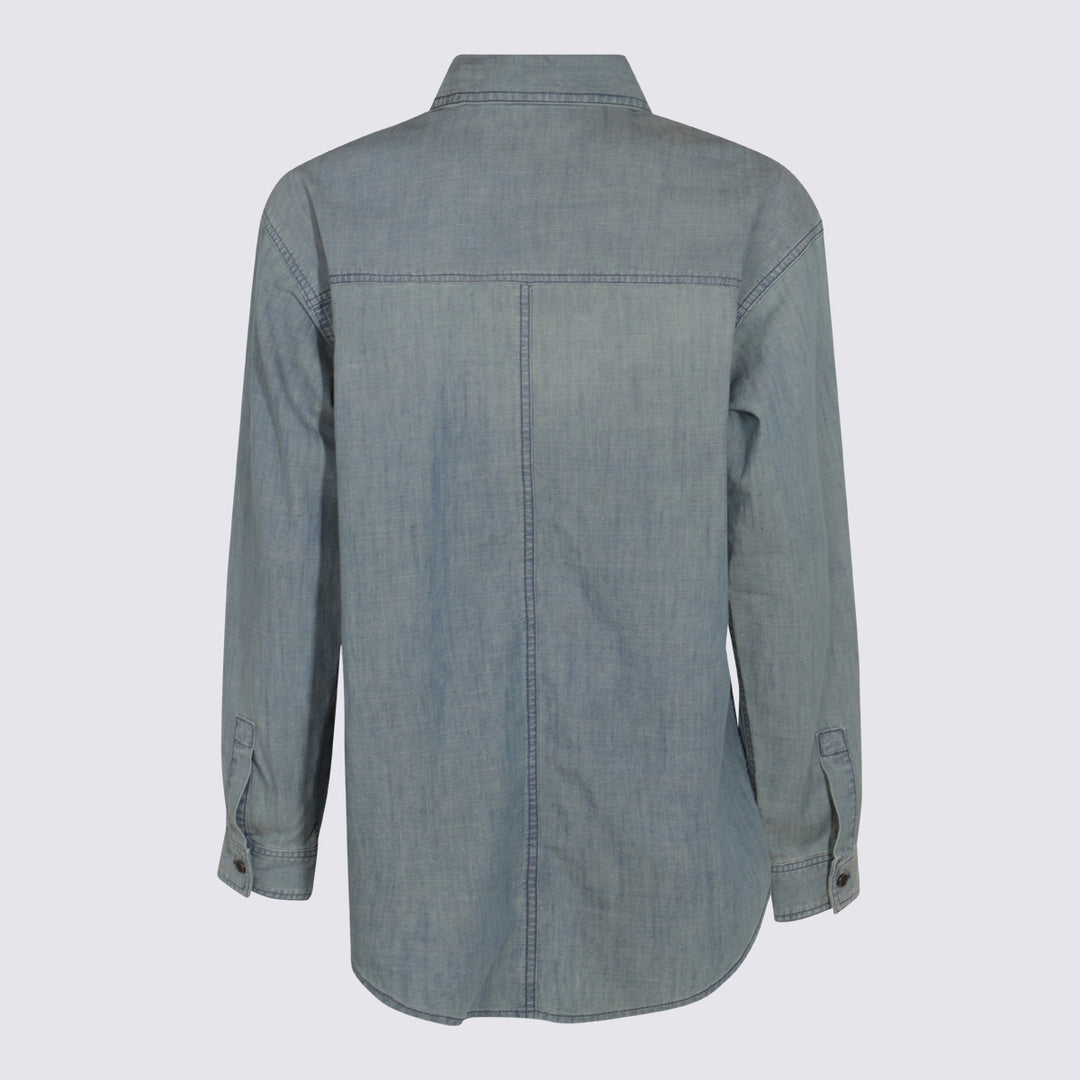 Marant Etoile Shirts - Blue and green | 22bcd1574245f2e4f45cbb75d2e981752b020693