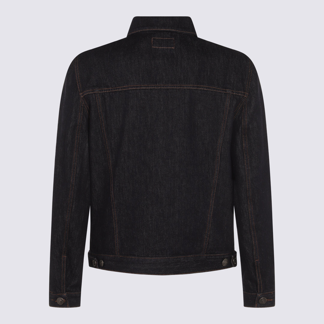 Brunello Cucinelli Jackets - Blue and green | a7adf14ed7f9de73ce26a35b28044eea1f126dfc