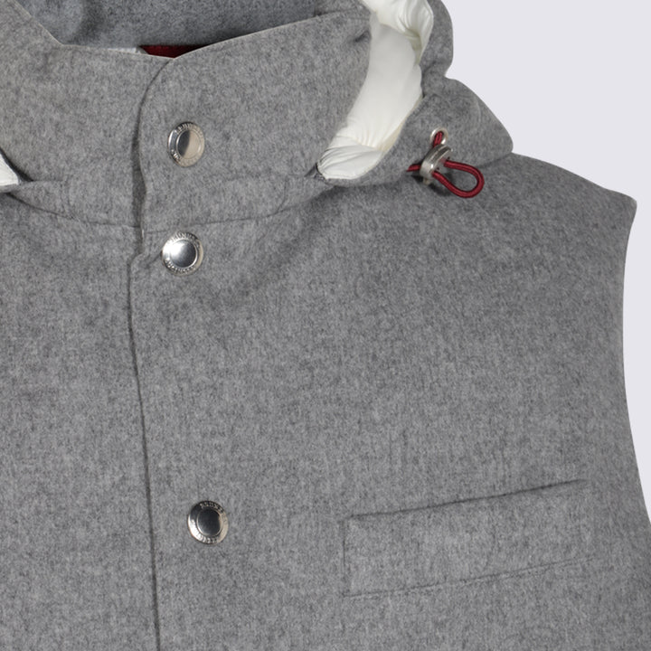 Brunello Cucinelli Coats - Blacks and greys | 19f5a15f4617869dec09f4cd763d5a91547aaa11