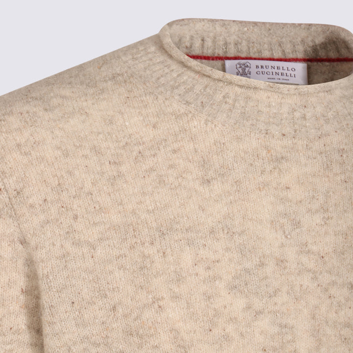 Brunello Cucinelli Sweaters - Light and natural | f1fb7659d6c56c339a7490e092094c7814231c3a