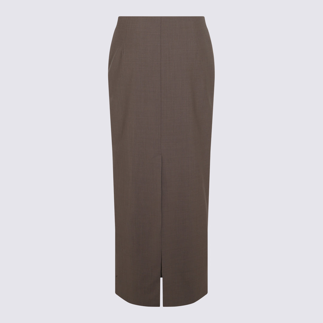 Brunello Cucinelli Skirts - Brown | e04d2acfcddabd69d739fe90aef3d40c9a1aa286