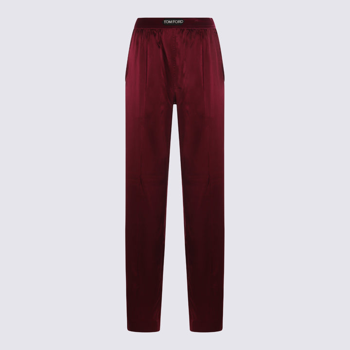 Tom Ford Trousers - DEEP PLUM | a66f96398c56f727ae39df0556d14b420d7d30e4