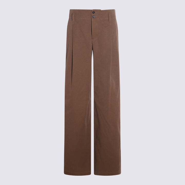 Chloè Trousers - MUSTARD BROWN | c7629bc0e3644427318c349c020baa6e10bb76c2