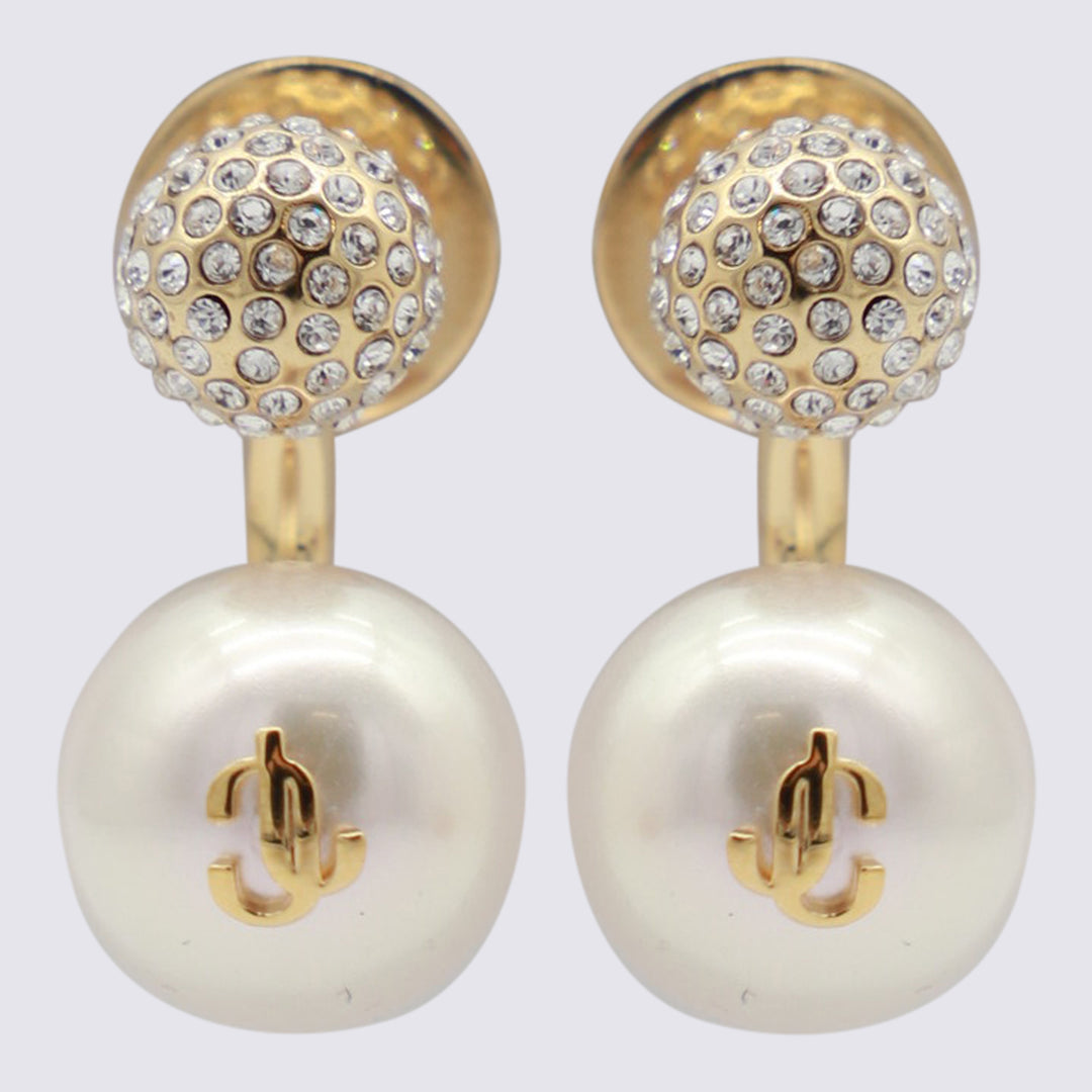 Jimmy Choo Bijoux - GOLD/WHITE/CRYSTAL | 29f664d54d8faafb052d6e3b902d2f18789a3584