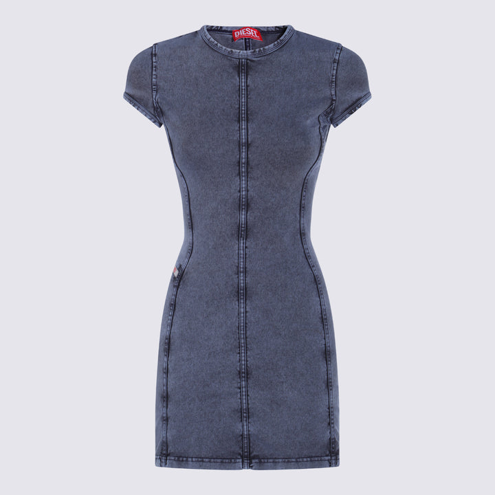 Diesel Dresses - Blue and green | f79e31e322fffd902c8bbd6492b5d3cd74469c37