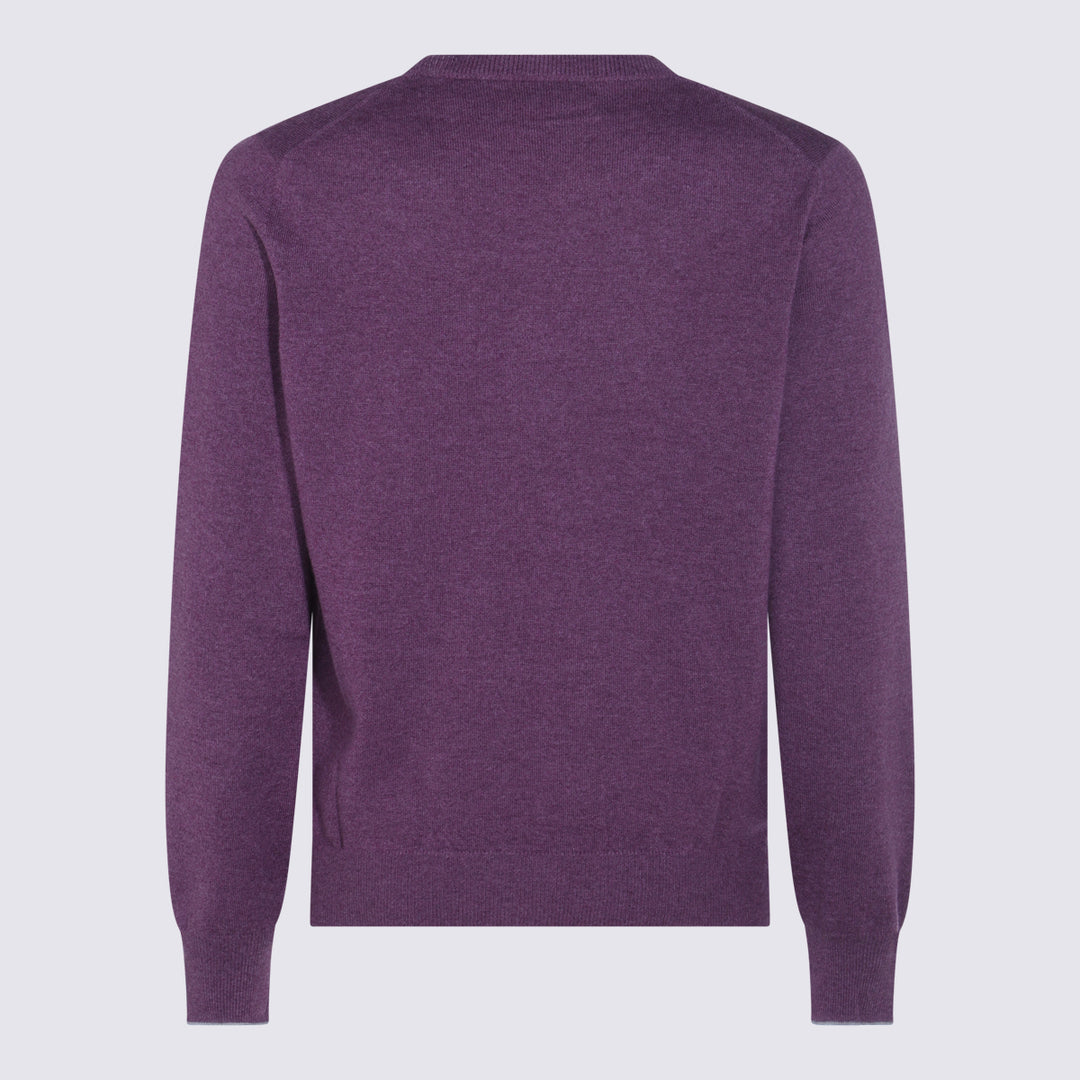 Brunello Cucinelli Sweaters - RADICCHIO | 614daef6b0beca9d62e7cc6e4604f64d1b7a233a