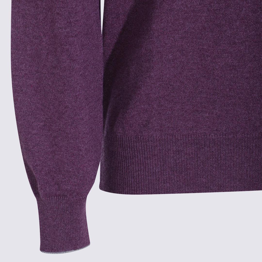 Brunello Cucinelli Sweaters - RADICCHIO | 807110a2be55ae603571c8ac2c2d1821f5d9ac65