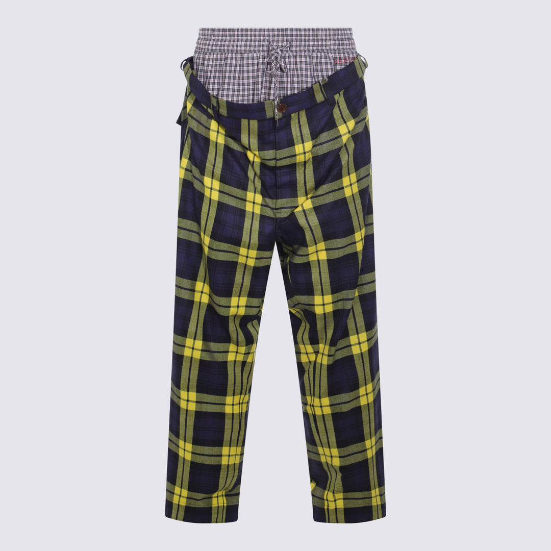 Vivienne Westwood Trousers - NAVY/YELLOW | 74956cdb4d6e18486124f12eddb756beb9fa078d