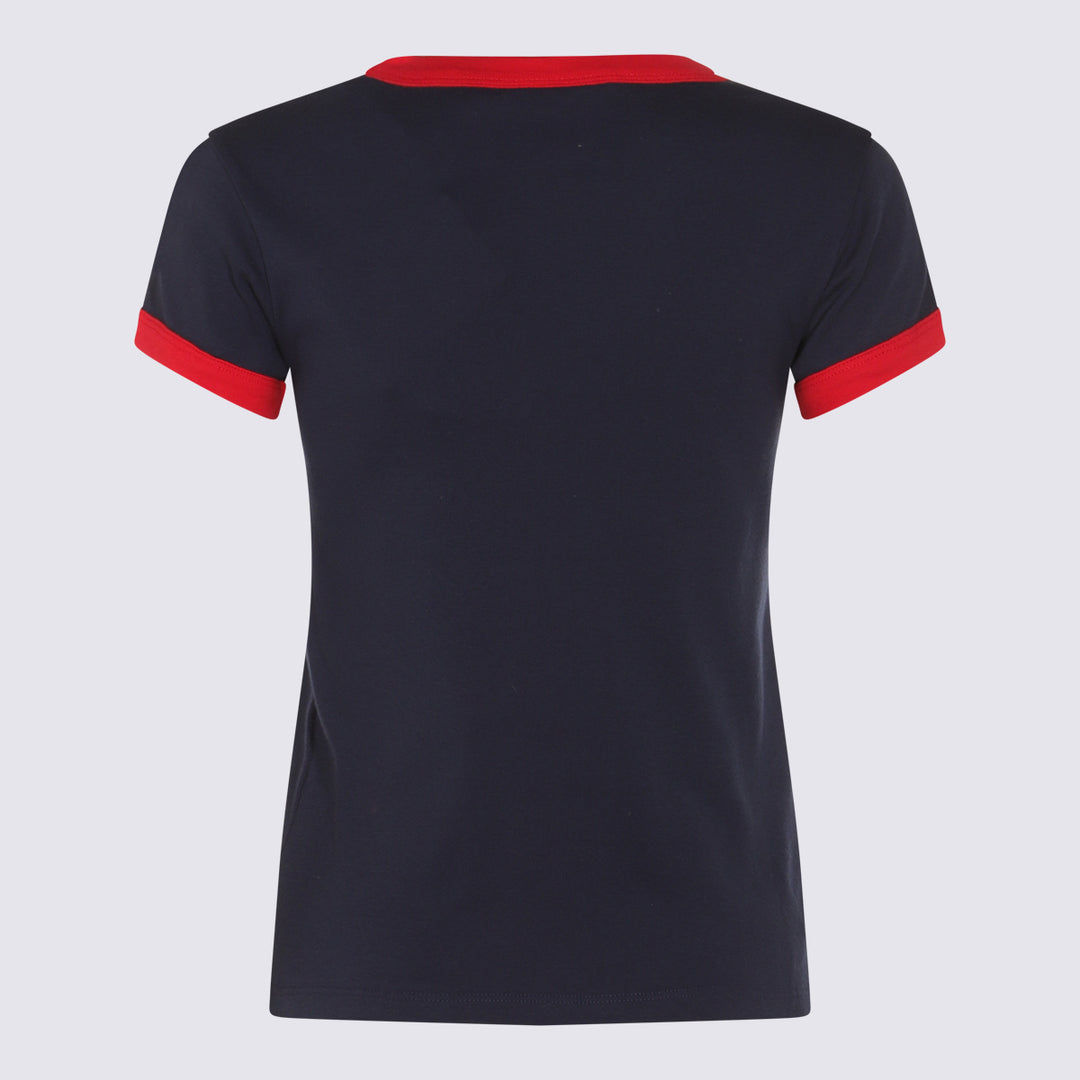 Valentino T-shirts and Polos - INDACO/PARIS/AVORIO | 42fea61a843c623a95f1c7f8b5d6d0d4f93e6033