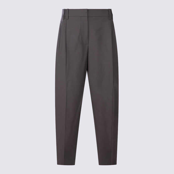Brunello Cucinelli Trousers - CAFFE | 63f201f42d9f83f81f38dc5316014661ea0a5831