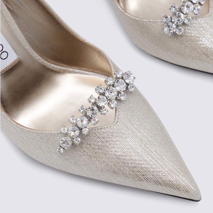 Jimmy Choo With Heel - SOFT GOLD | a34a4fca596b6b984a732b0dfe79bd69f3485282