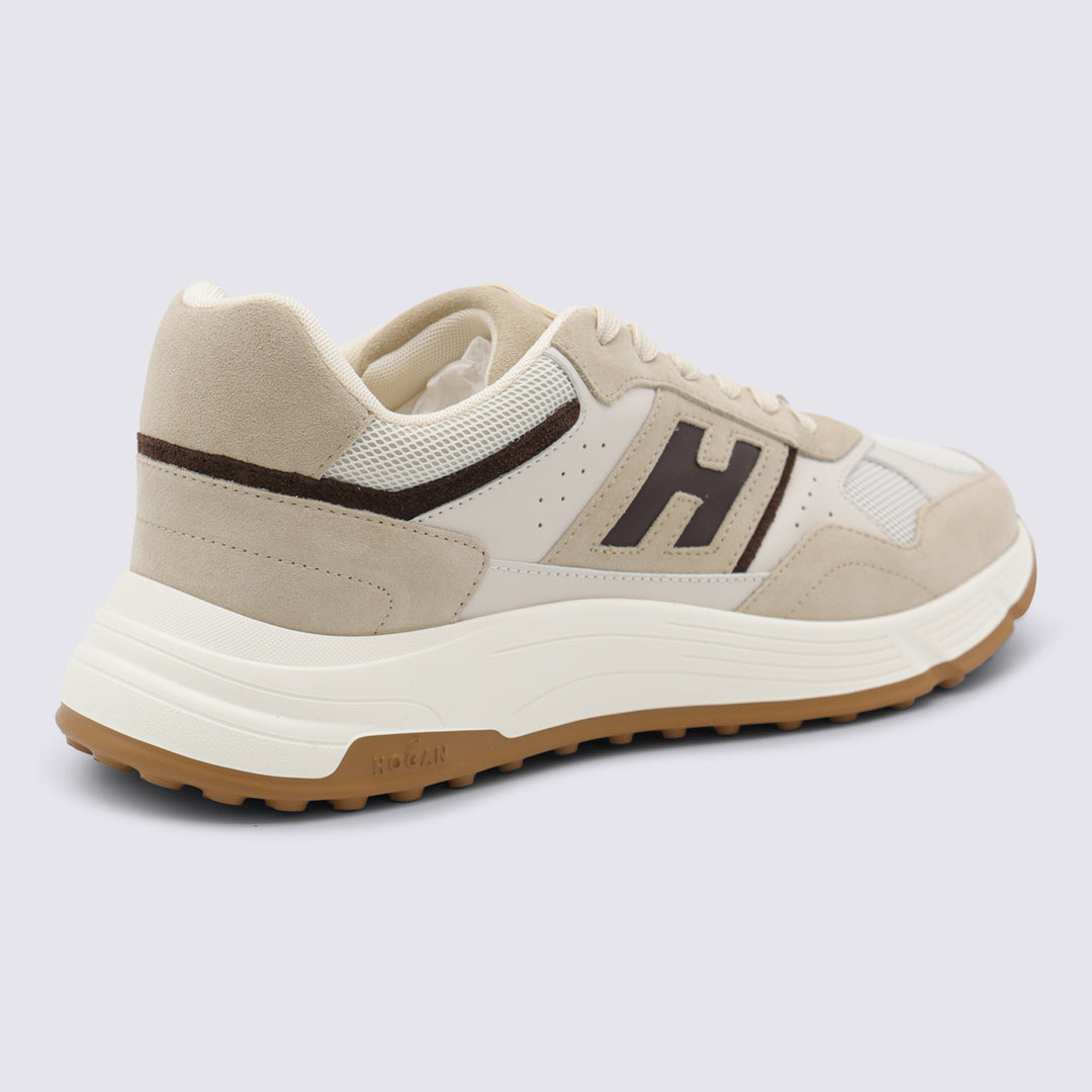 Hogan Sneakers - BEIGE-BROWN | ab524256af73f3ecdf0d0478e742807c93bcb02c
