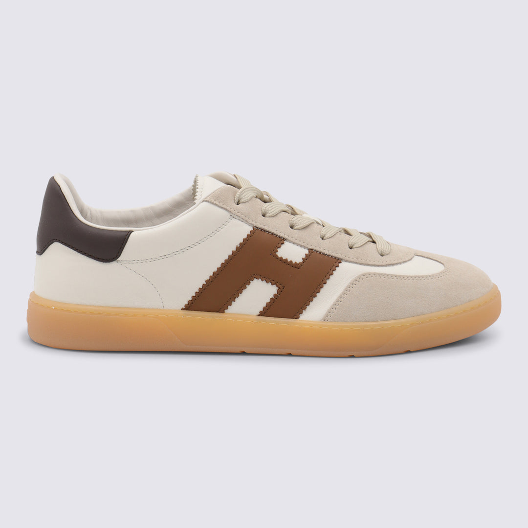 Hogan Sneakers - WHITE-BEIGE-BROWN | ae7b6f1665d6a63ba78ad0324a8da383e854e438