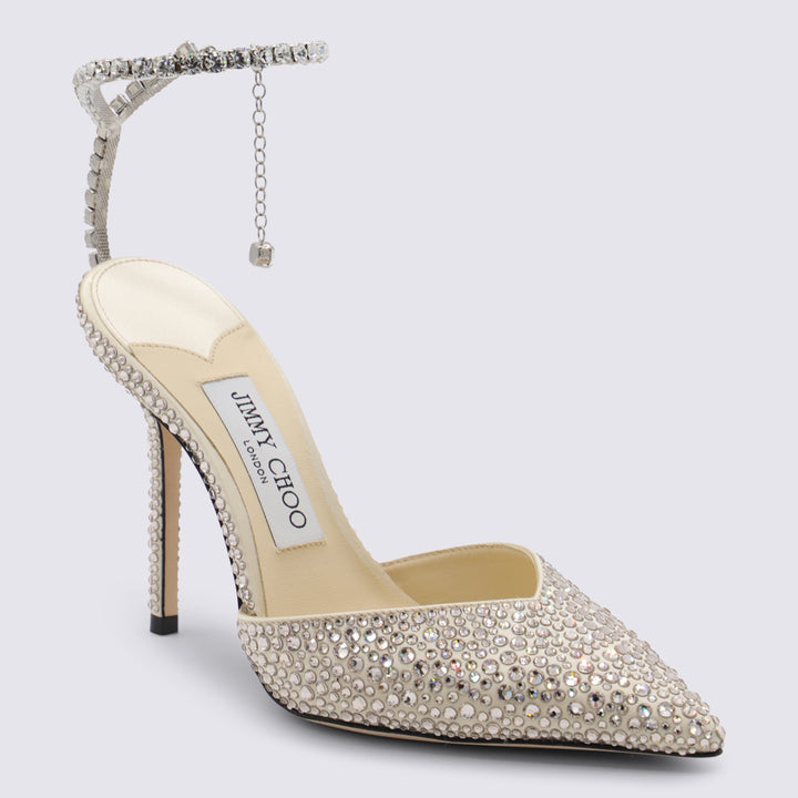 Jimmy Choo With Heel - BUTTERMILK/CRYSTAL | e93f2ee62f106ebee82870de9a80a485b77c403e