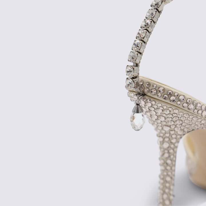 Jimmy Choo With Heel - BUTTERMILK/CRYSTAL | 86a36c0bd6a98dfd342c78f46671ec345269d801