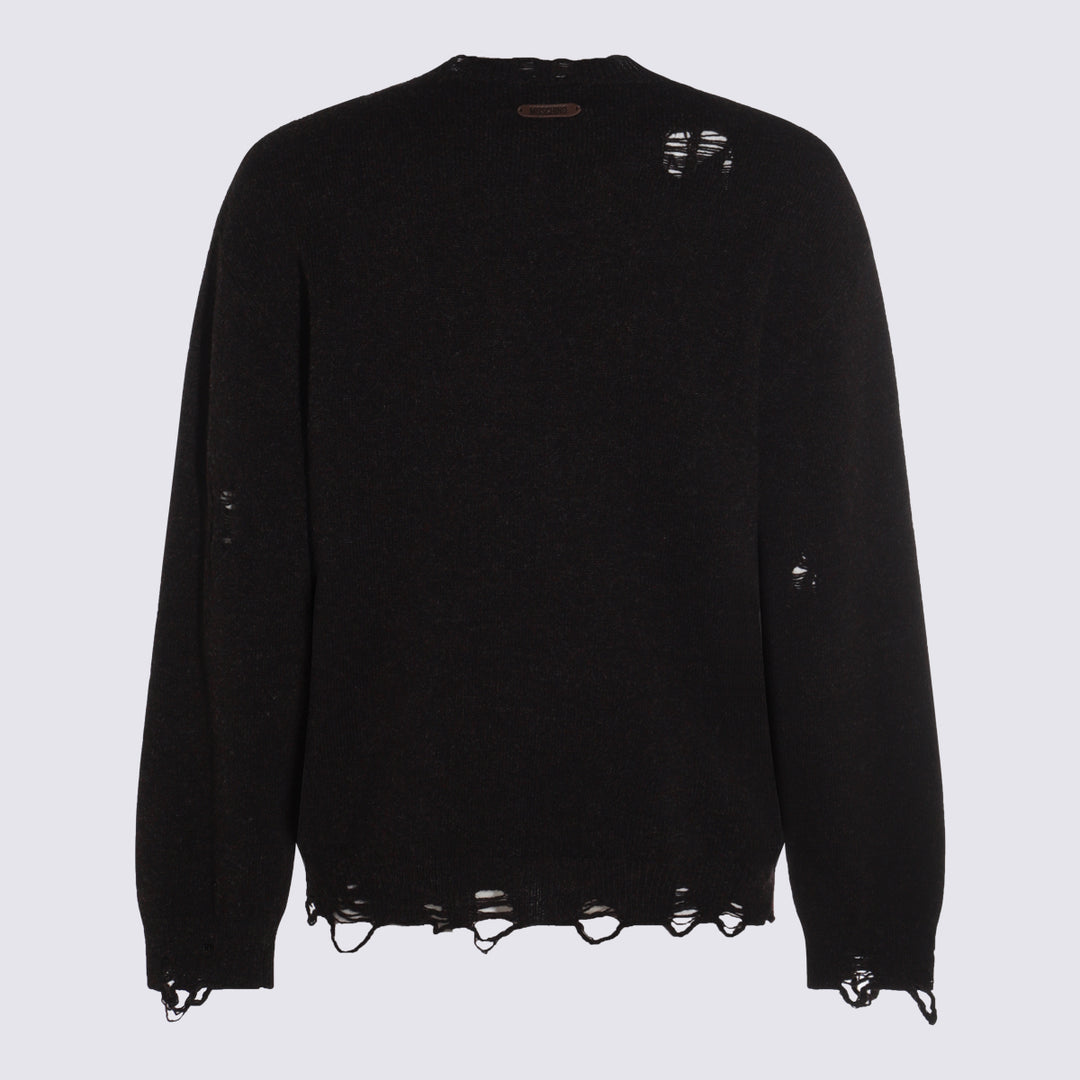 Moschino Sweaters - Brown | ad58f0286f40f71ad2cb6fd75e464fb9d5839010