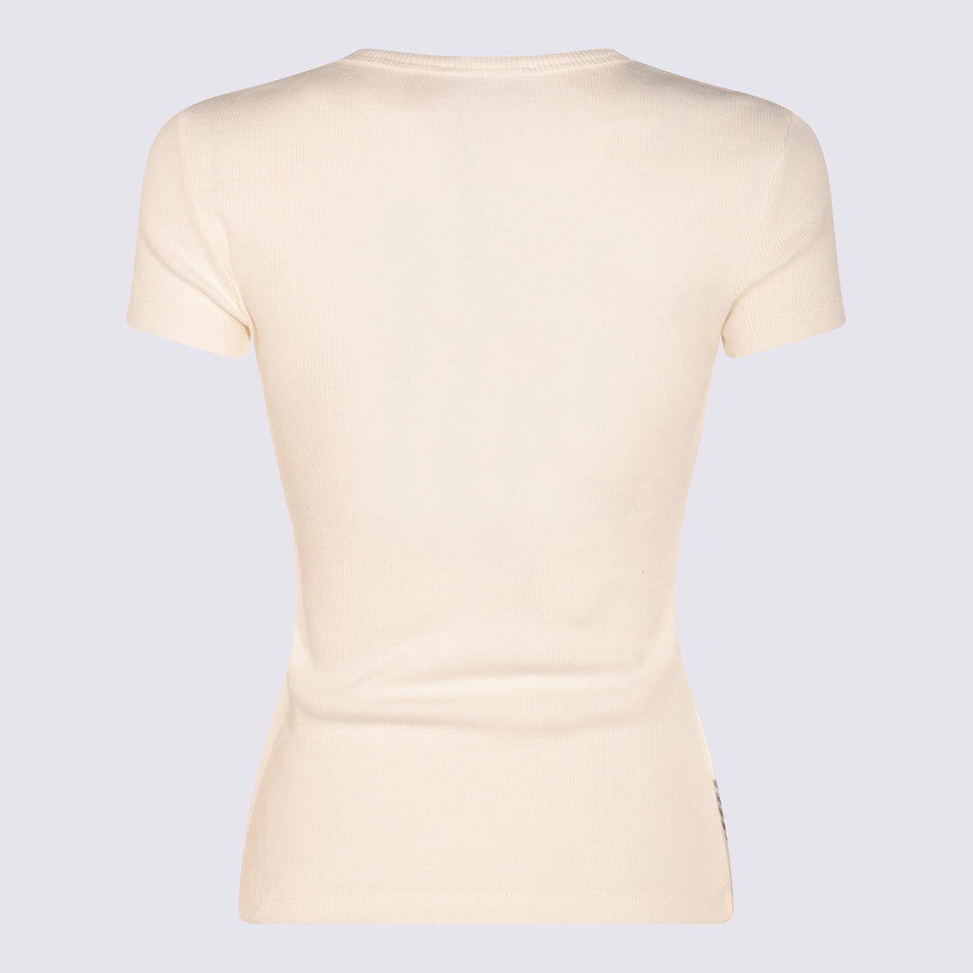 Blumarine T-shirts and Polos - NATURAL WHITE/BLACK | 5febb344e93e1aaffc5770b1276379f0fea38378