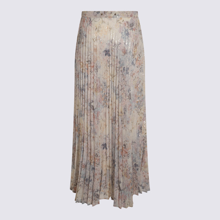 Golden Goose Skirts - PASTEL FLOWERS | 438c174fad9eda1d5ea31c523b48c4dc15bedb66