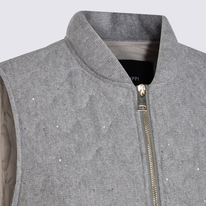 Fabiana Filippi Coats - Metallici e grigi | 081c95ede9f0c5227dbe454fbed8e3b544261808