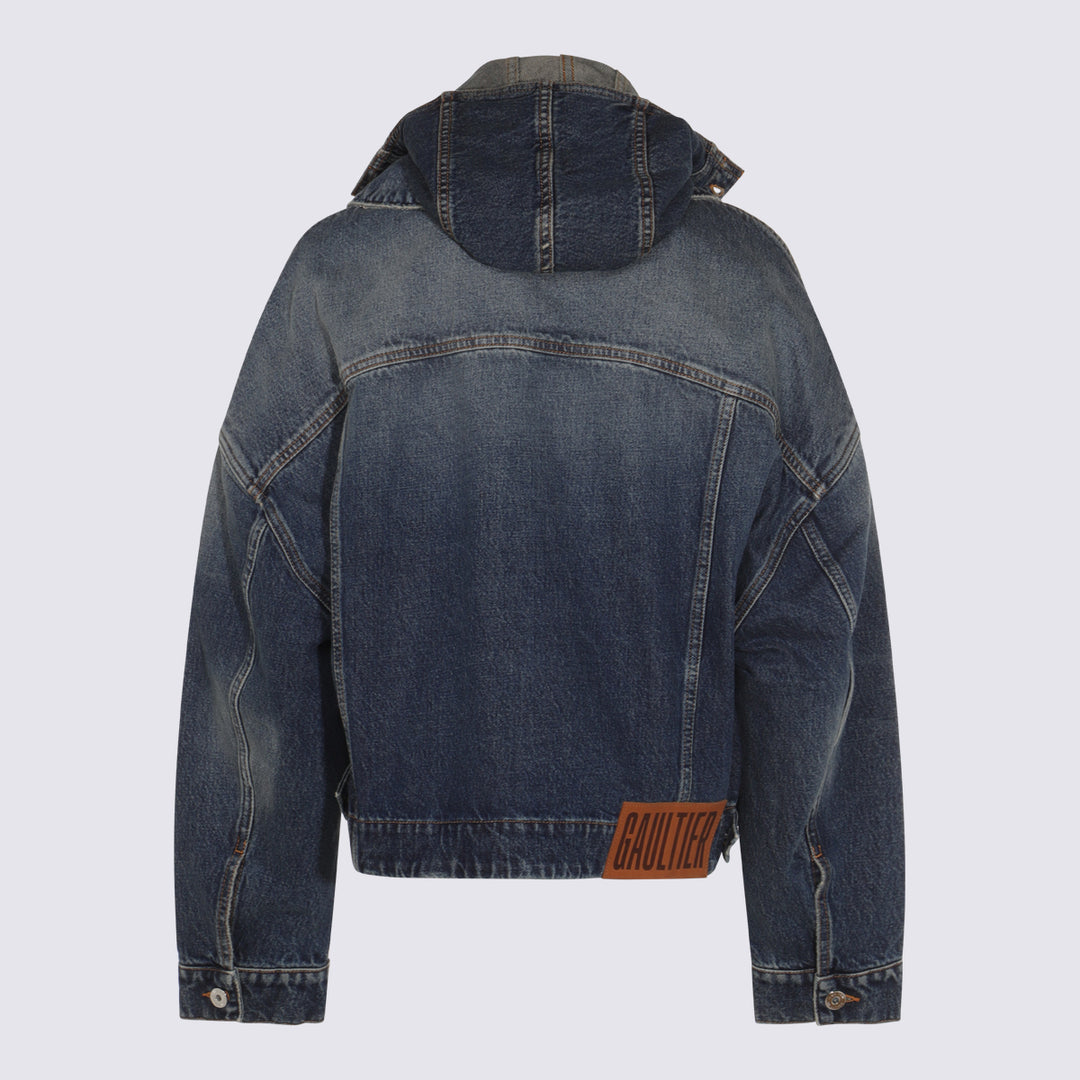 Jean Paul Gaultier Jackets - VINTAGE BLUE | f4a5d30a2fd68fc8d5e3192dd942ff11436cb5de