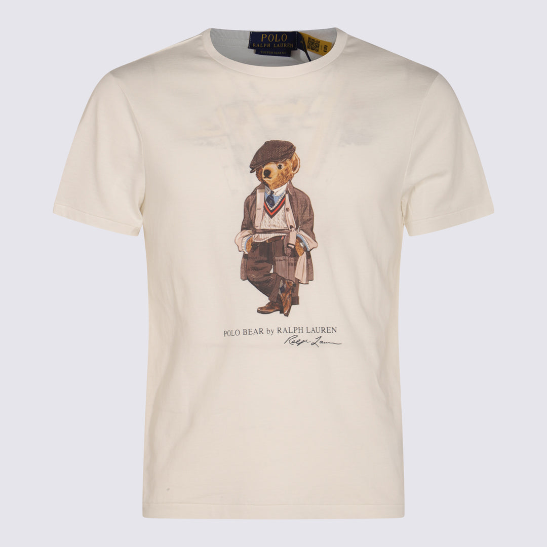 Polo Ralph Lauren T-shirts and Polos - FA25 DECKWASH WHITE HRTG BEAR | bb3c1947c0607c6b834e3d67e1d8a029a09d9044