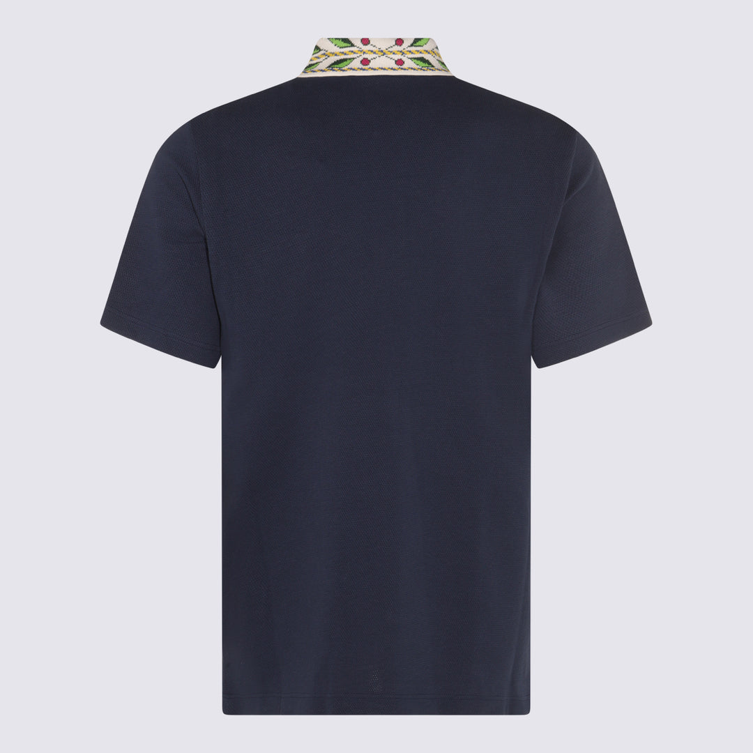 Casablanca T-shirts and Polos - Blue and green | 01f8b14d7e5b05e650c935516ad48a2f0eec800f