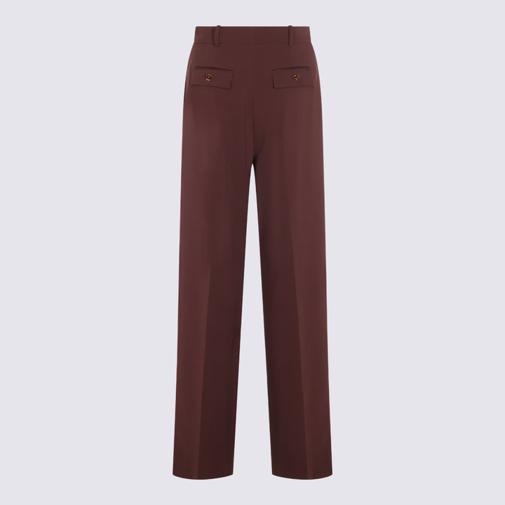 Elisabetta Franchi Trousers - MERLOT | f4eb67e55dc4f565cbf1daa37baabde2047eb2a3