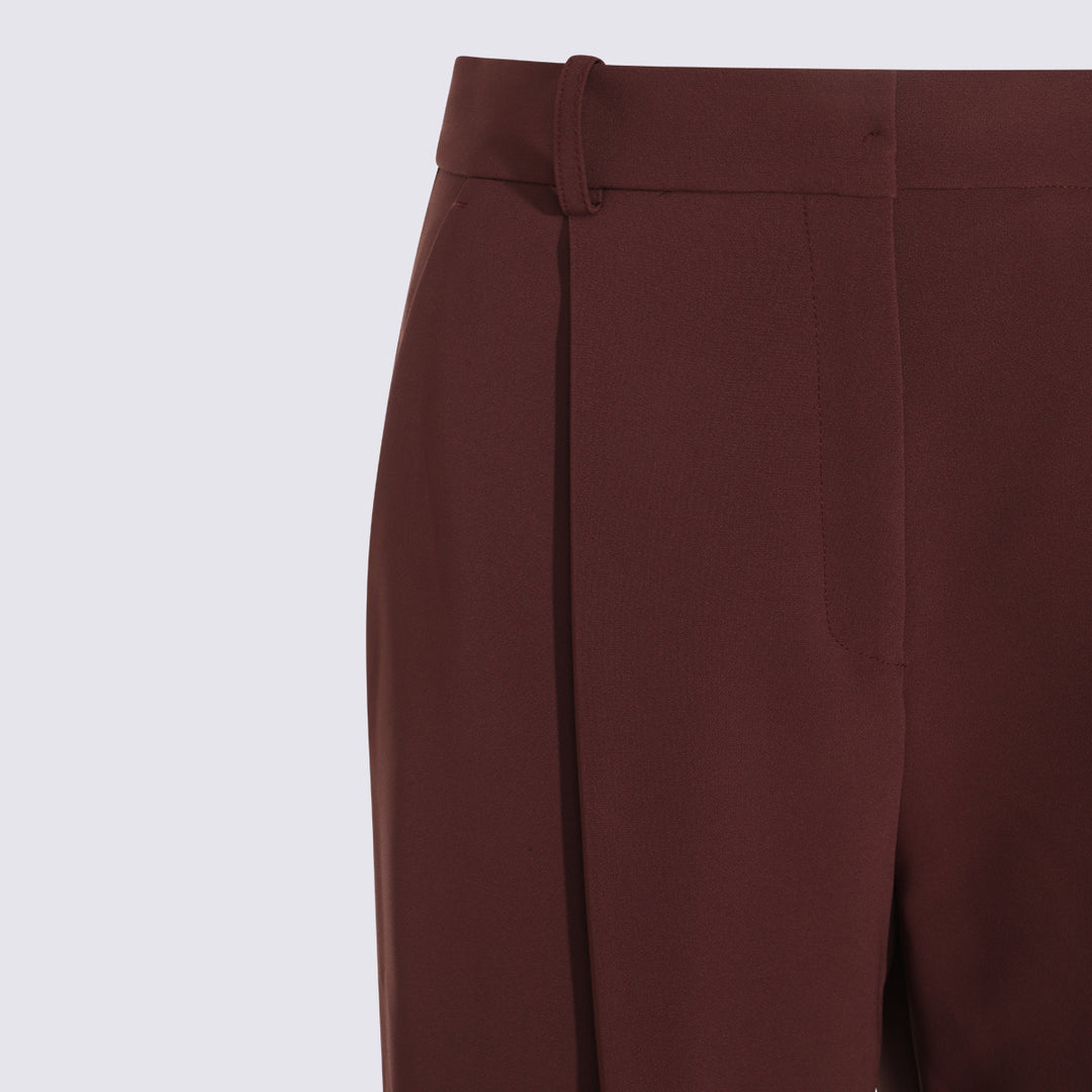 Elisabetta Franchi Trousers - MERLOT | f2e4256146acf7992646e9db06a2427d13fe0754
