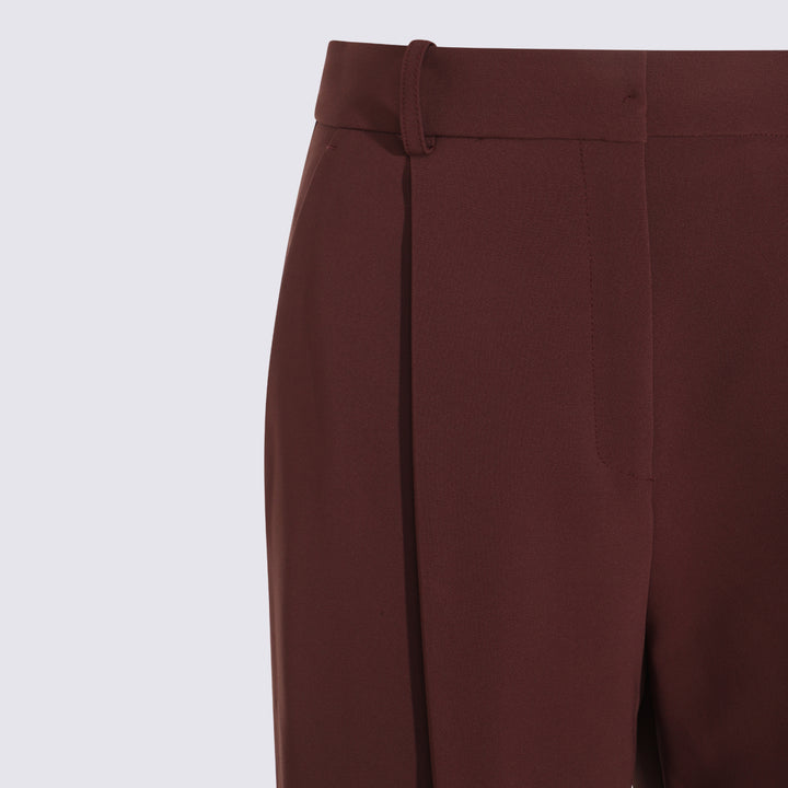 Elisabetta Franchi Trousers - MERLOT | f2e4256146acf7992646e9db06a2427d13fe0754