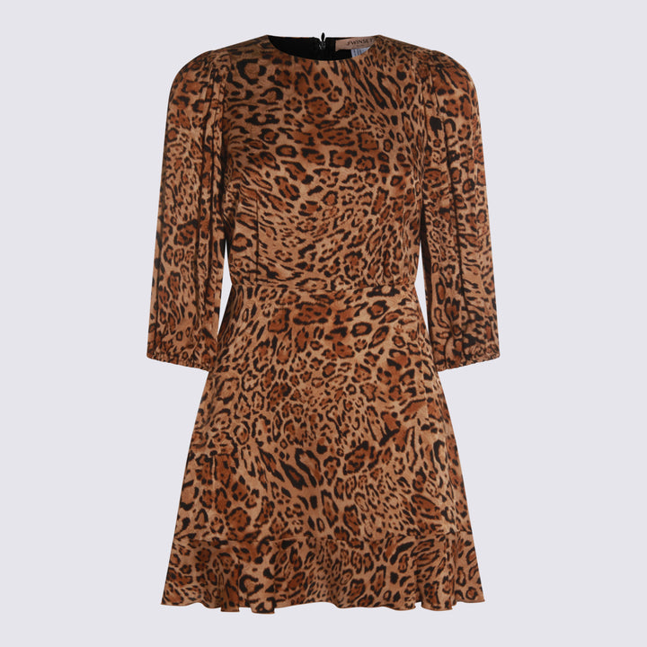 Twin-Set Dresses - ST.ANIMALIER COFFEE/LAND | 527e1d915dcafc83bfa717ae37d93754a18ee0ba