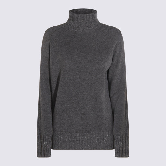 Sweaters Medium Mel. Grey/Argento Lurex