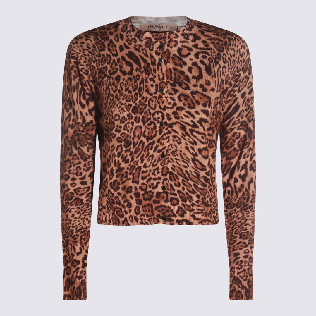 Twin-Set Sweaters - ST.ANIMALIER COFFEE/LAND | e12ead8b0def7d59a1b70be428569ec6ffcabe2c