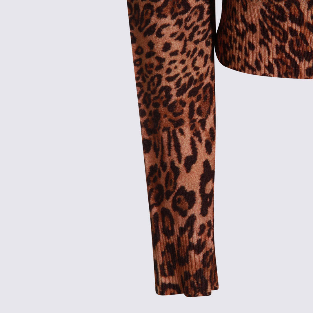 Twin-Set Sweaters - ST.ANIMALIER COFFEE/LAND | f992820a3eee38691f608177bf0bc6066fd097be