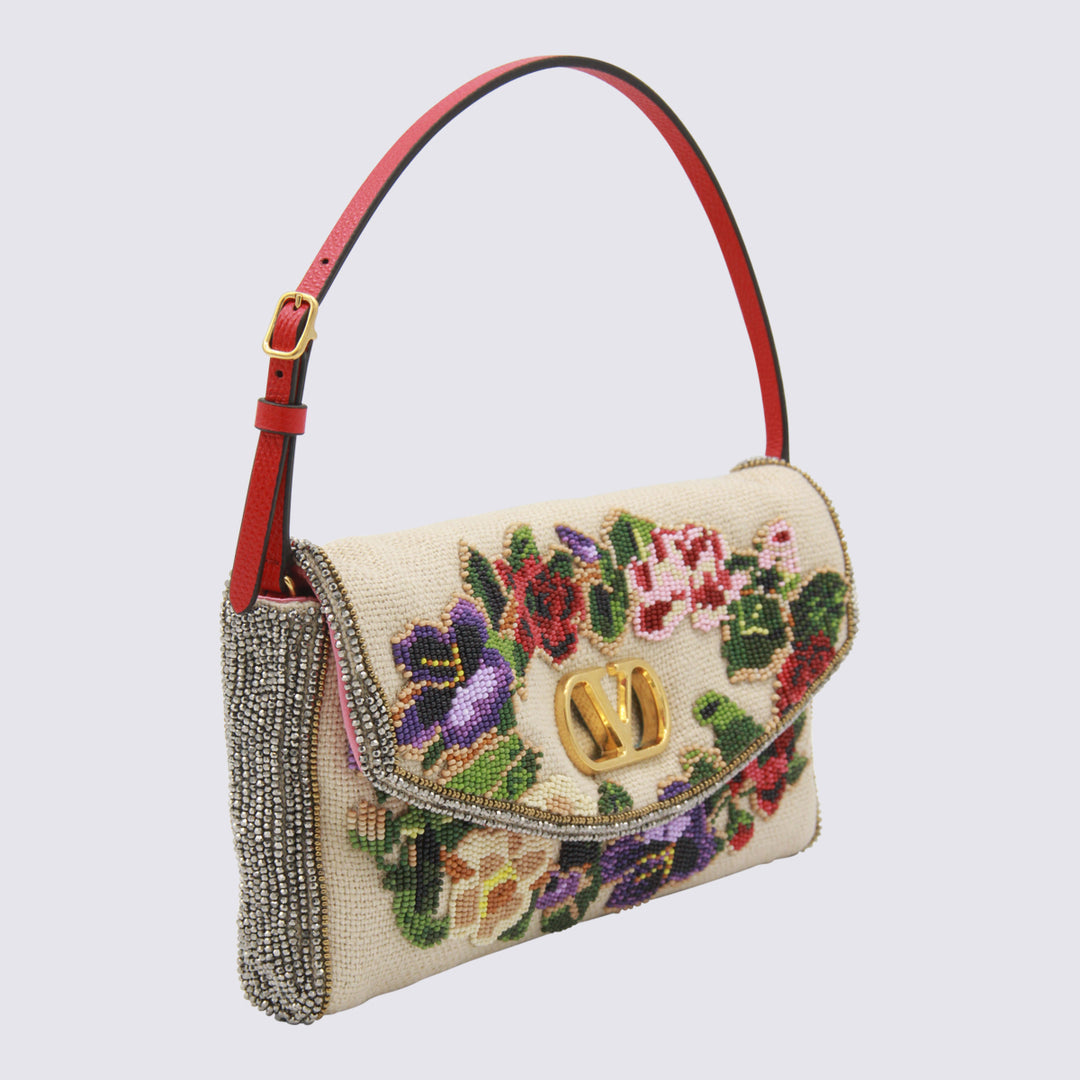 Valentino Garavani Bags - Multicolor-naturale/rouge | b2458ecef7ccae3f0b3c105434cc6e7c56acb0c5