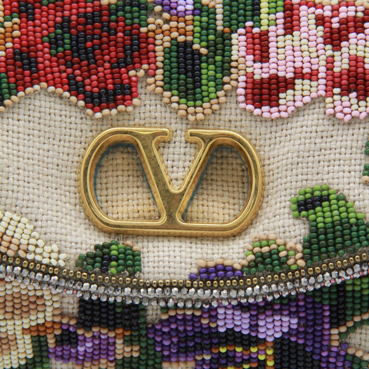 Valentino Garavani Bags - Multicolor-naturale/rouge | d04d0b8887407335fae794aec3512e07efd048e7