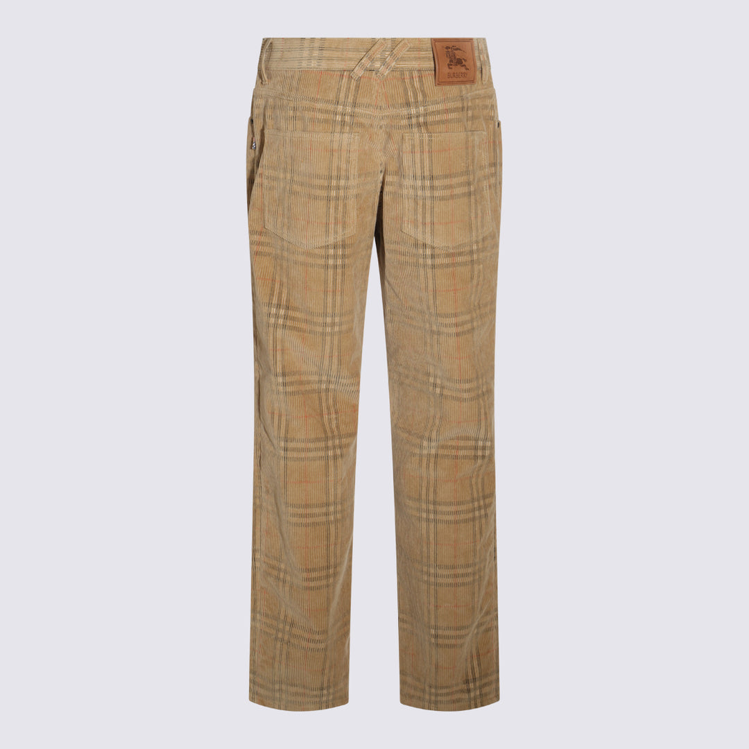Burberry Trousers - SAND IP CHECK | 17569e87bf288918cc4e8f2ed4c784ca05dafa2f