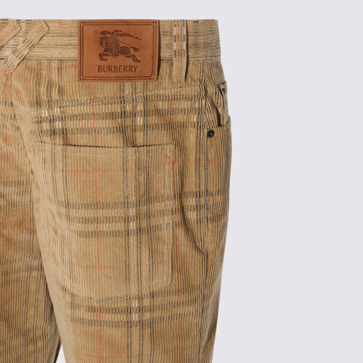 Burberry Trousers - SAND IP CHECK | 1bd58bfdb115bbd8b588fdef066314224992b6b3