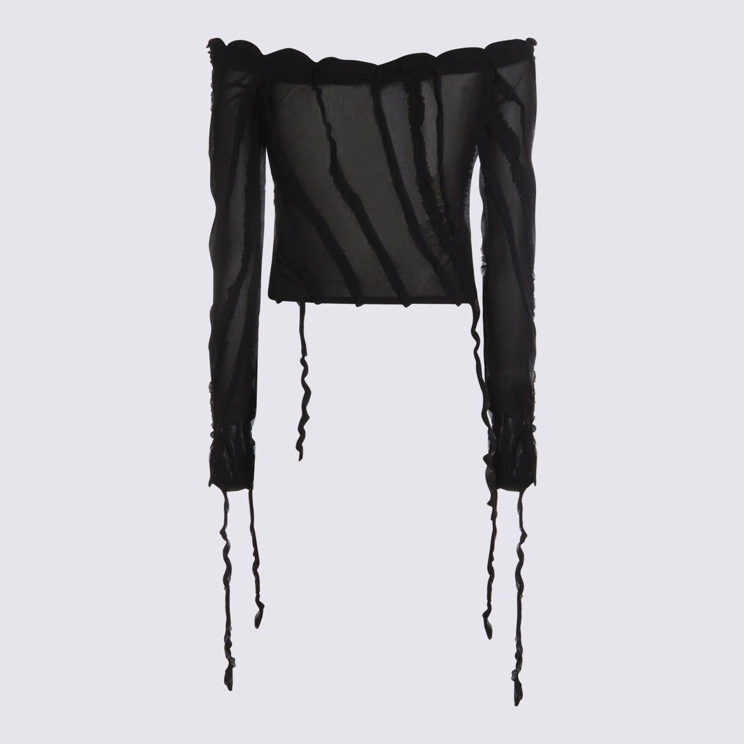 Blumarine Top - Blacks and greys | 0c8a20be21417cf7c4d6ecb02dd1a1ee827b4598