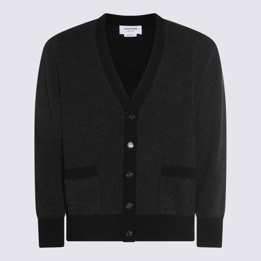 Thom Browne Sweaters - Blacks and greys | d22d22765cc49b878613526171abd8a0b1ca9fb9