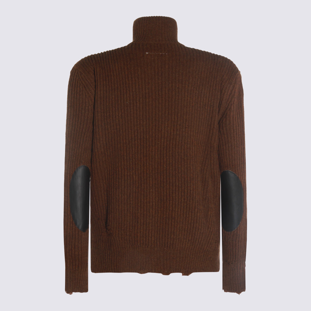 Mm6 Maison Margiela Sweaters - Brown | 7b967aa2ee0abb644c05254ac15be3475d1bfb59