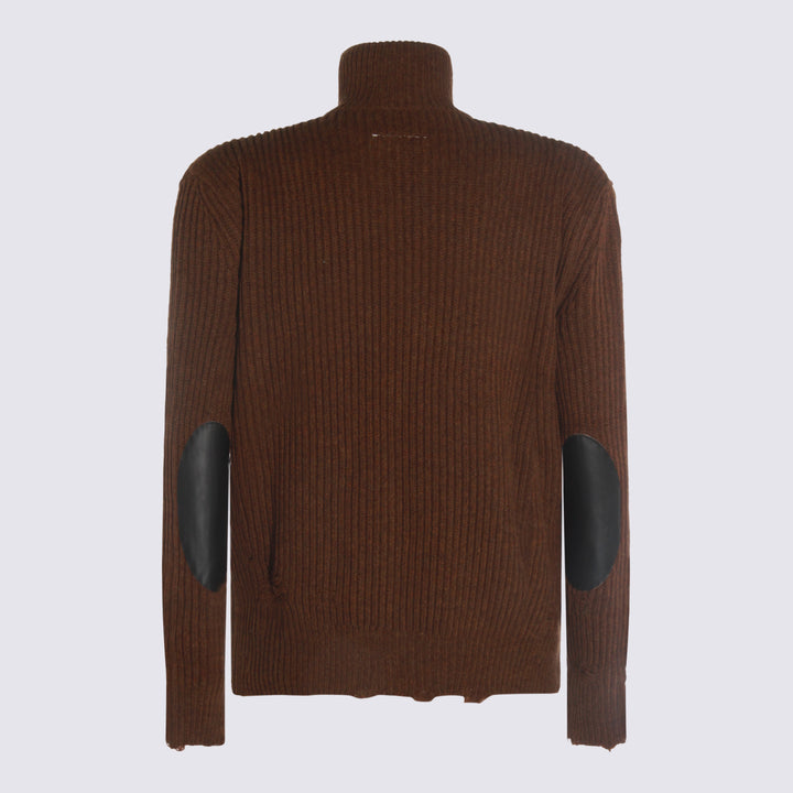 Mm6 Maison Margiela Sweaters - Brown | 7b967aa2ee0abb644c05254ac15be3475d1bfb59