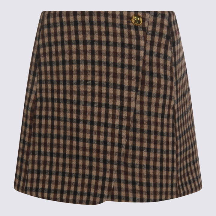 Ganni Skirts - CHICORY COFFEE | 0917af6b953480aa5e00a744810506924e43fcde